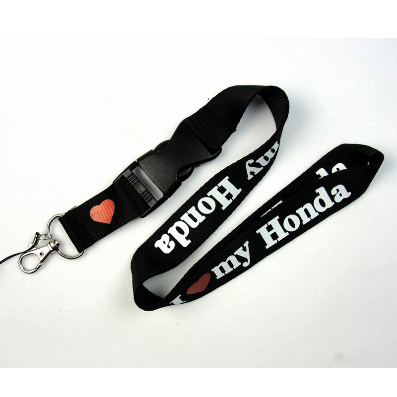 Car Logo Có thể tháo rời cổ Lanyard thời trang Toyota ID Holder Badge Điện thoại xe Keychain Lanyard Dây đeo