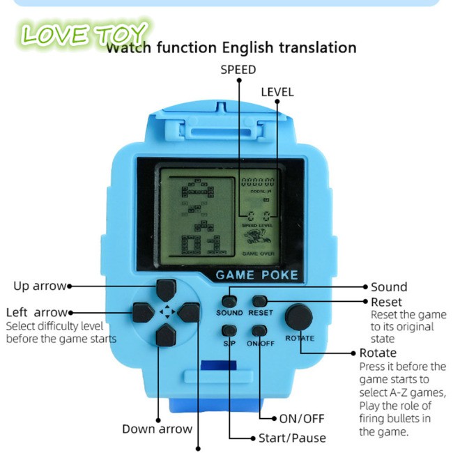 Đồng Hồ Điện Tử Phong Cách Retro Cho Bé