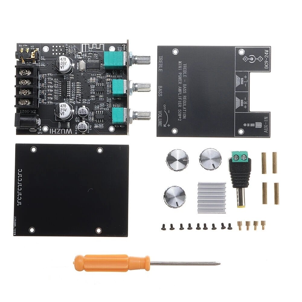 Bộ Khuếch Đại Âm Thanh mini ZK 502MT bluetooth 5.0 2x50W amp