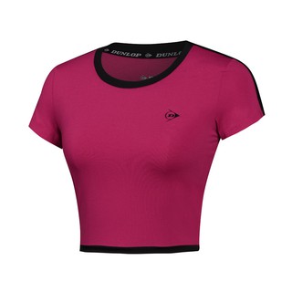 Áo Croptop thể thao Nữ Dunlop - DAGYS9128-2 thoáng khí co giãn tốt phù hợp vận động thể thao tập gym yoga