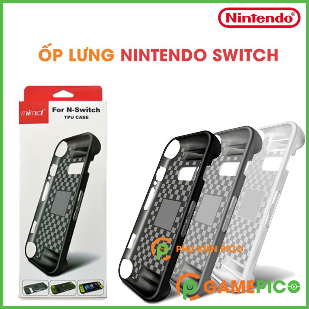 Ốp lưng Nintendo Switch chính hãng MIMD ốp TPU cao cấp chống sốc bảo vệ máy chơi game và Joycon