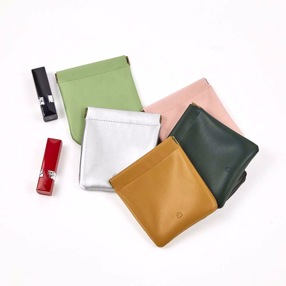 Ví Da Mini Đựng Tiền Xu / Chìa Khóa / Thẻ / Trang Sức Phong Cách Bắc Âu Nhiều Màu