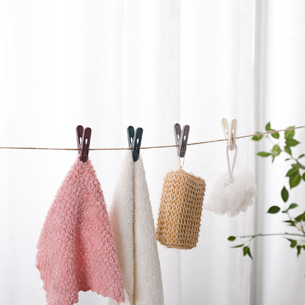 JUJIAJIA Set 24/40 Kẹp Phơi Đồ Bằng Nhựa Kèm/ Không Kèm Hộp Đựng