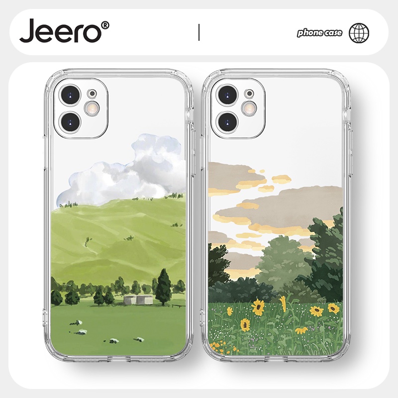 Ốp điện thoại JEERO họa tiết hoạt hình thích hợp cho iphone 14 13 12 11 Pro Max SE 2020 X XR XS ip 8 7 Plus HFF835