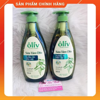 Sữa tắm Ôliu dưỡng ẩm sáng da chai 650ml