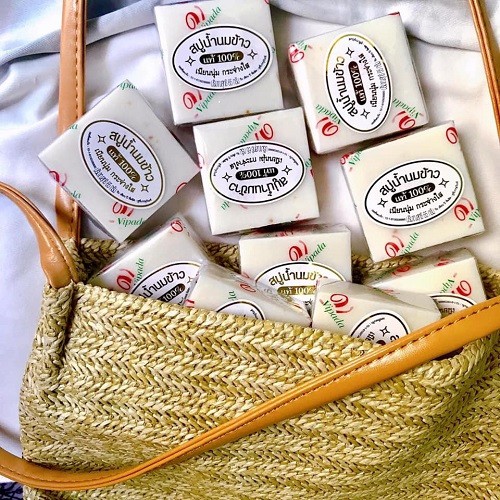 (Auth Thái) XÀ PHÒNG CÁM GẠO THÁI LAN JAM RICE MILK SOAP | BigBuy360 - bigbuy360.vn