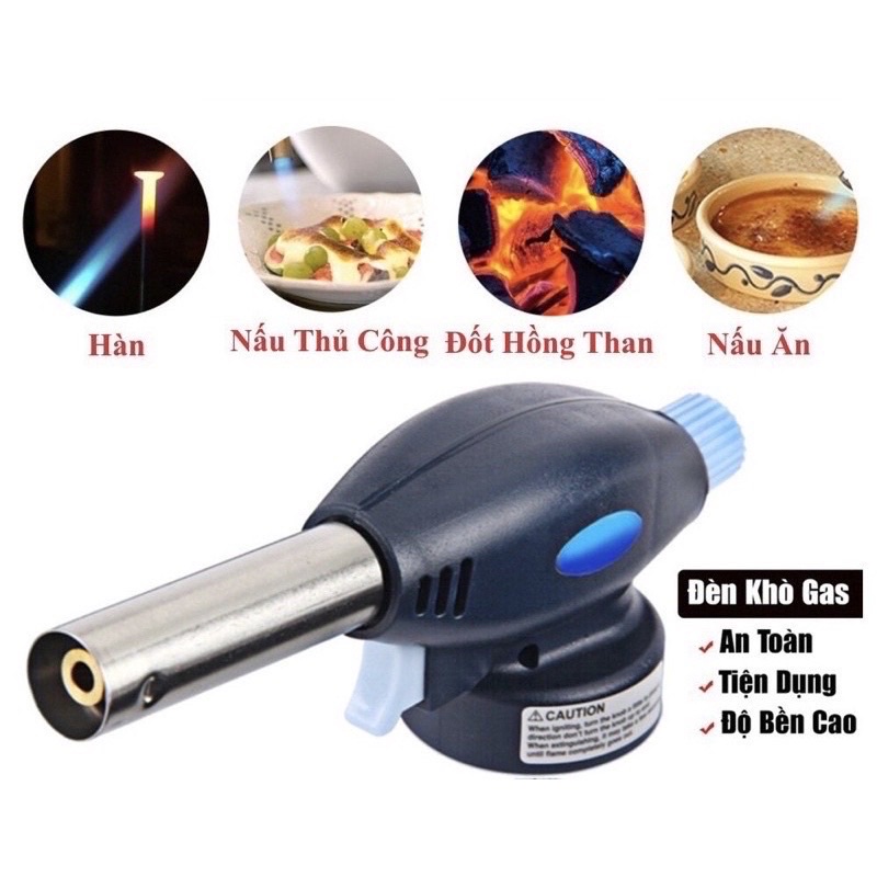 {Siêu rẻ} Khò gas mini Flame Gun 915, khò ga béo lõi đồng đánh lửa tự động