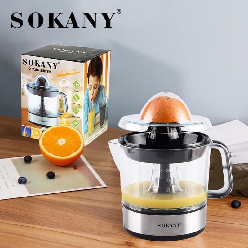 MÁY VẮT CAM, ÉP CAM ĐIỆN SOKANY DUNG TICH 700ML SIÊU TIỆN DỤNG