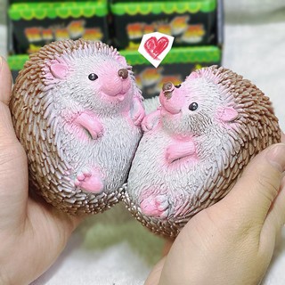 đồ chơi SQUIShY Con Nhím Màu Nâu Hồng Gai Mềm Mịn Đàn Hồi Chậm Tăng đáng yêu mochi slime bóp xả stress hiệu quả