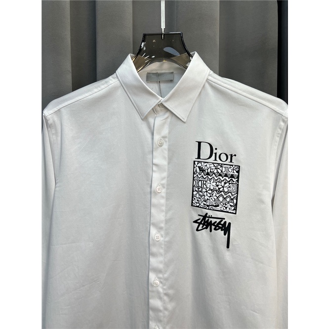 D10r 2022 Áo Sơ Mi Dài Tay In Logo Mới Của Thu Đông M-4XL