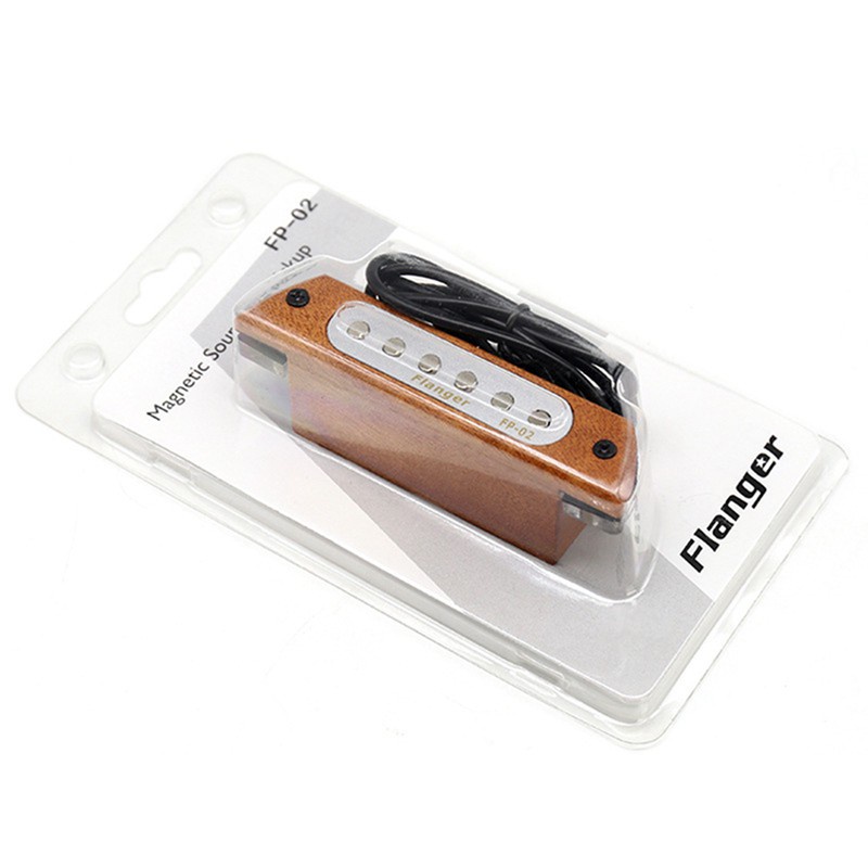 Flanger FP-02 Wood Acoustic Guitar Sound Hole Pickup Magnetic Pickup