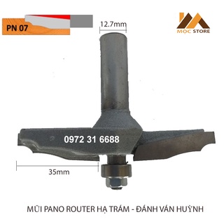 Mũi phay ván huỳnh cửa pn07 - mũi pano router hạ trám - đánh ván huỳnh - dụng cụ phụ kiện ngành mộc