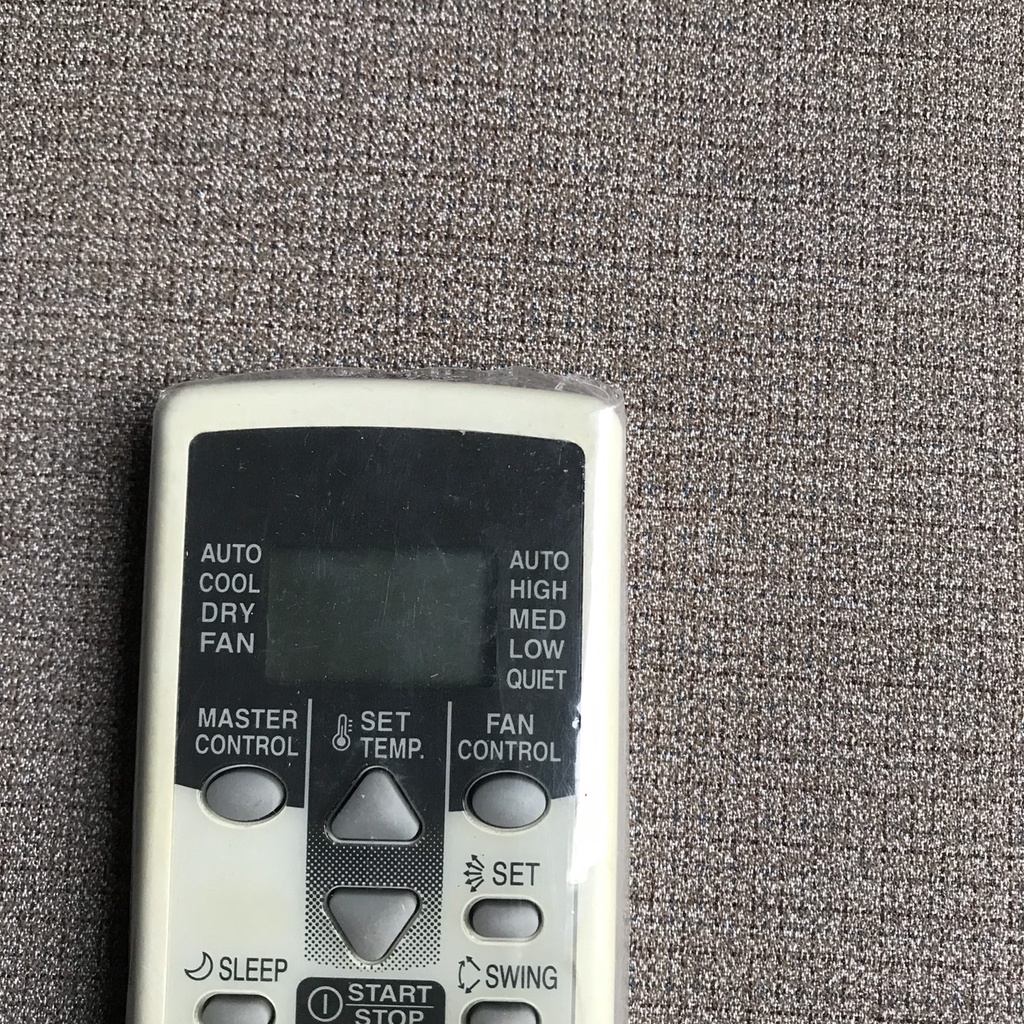 Điều khiển điều hòa fujitsu mặt đen, Remote máy lạnh fujitsu hàng zin theo máy
