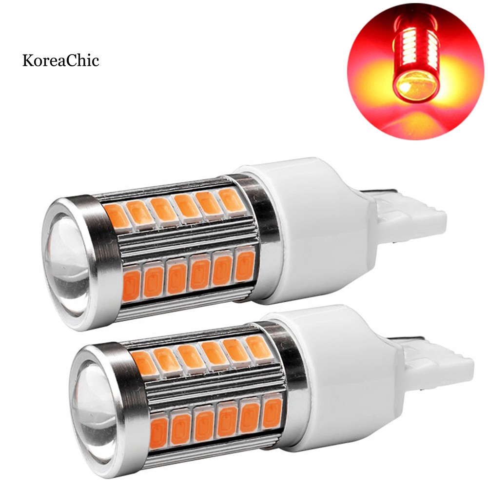 Set 2 Đèn Led Xi Nhan Xe Ô Tô 3157 5630 33-smd 900 Lumen Dc12v