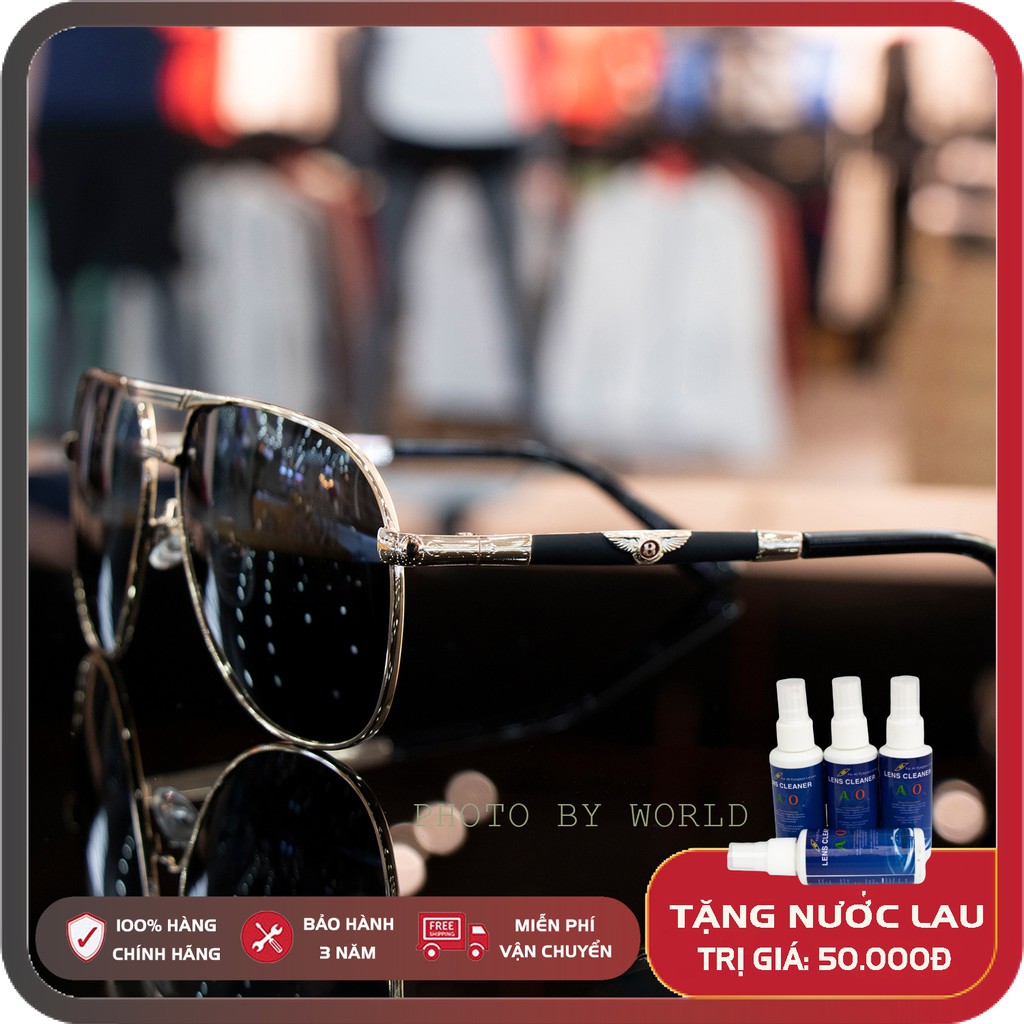 Kính mát nam cao cấp Bent88 full box, bảo hành 12 tháng, tròng Polarized cường lực, chống chói