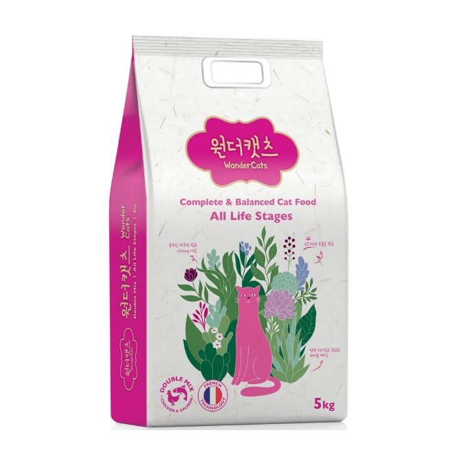 [400g] THỨC ĂN HẠT CHO MÈO WONDER CATS NHẬP KHẨU HÀN QUỐC - ( thức ăn khô,thức ăn hạt, cám mèo)