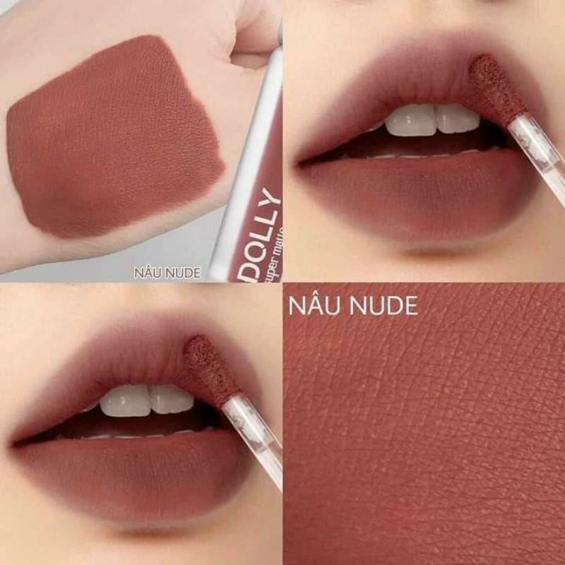 Son Dolly Super Matte mềm môi ,ko chì đang hot(màu nâu nude) | BigBuy360 - bigbuy360.vn