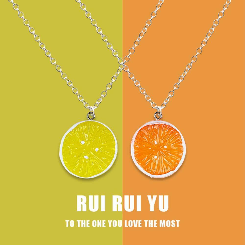 Vòng Cổ Choker Mặt Quả Chanh Thời Trang Hàn Quốc