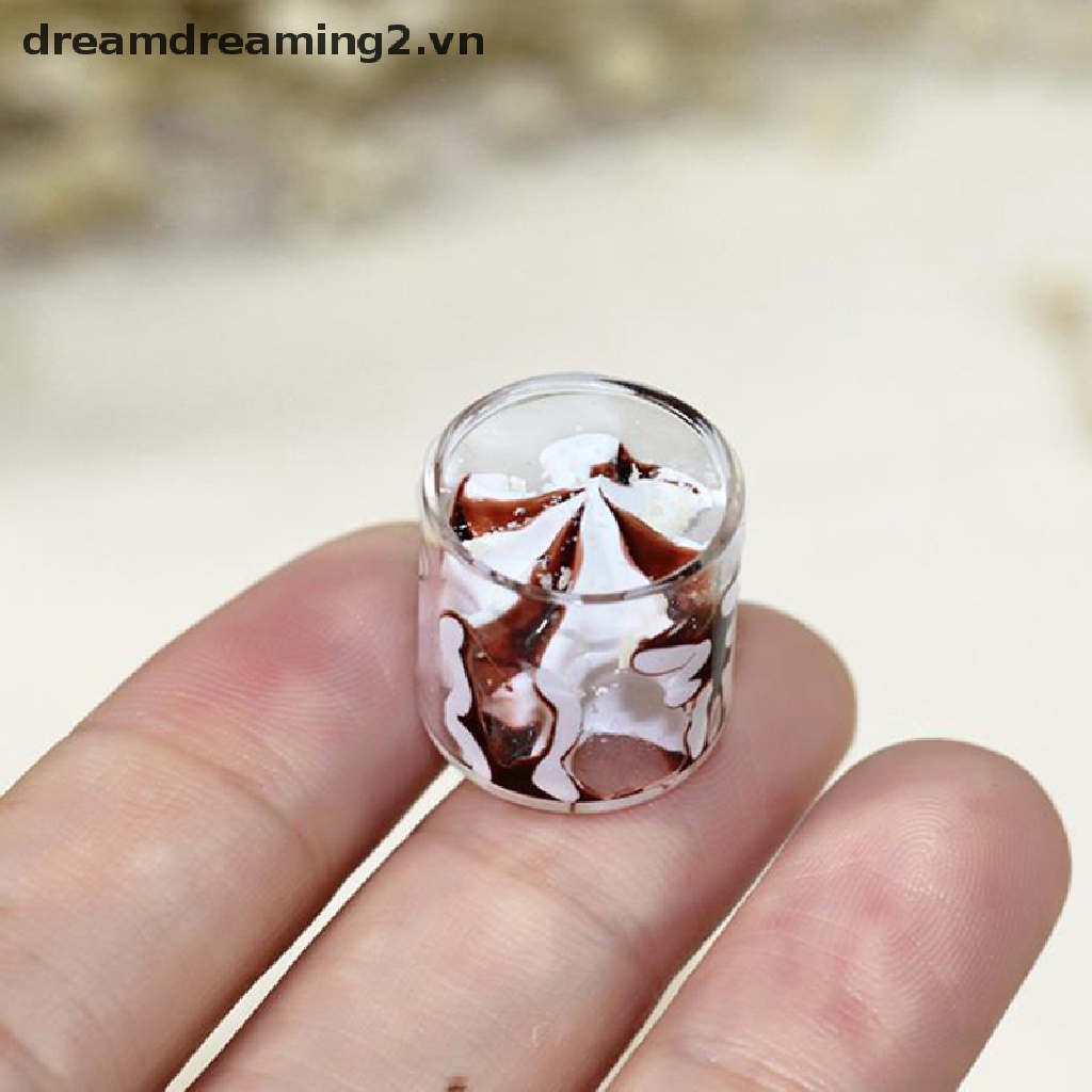 Bộ Ly Kem Mini Xinh Xắn Cho Nhà Búp Bê