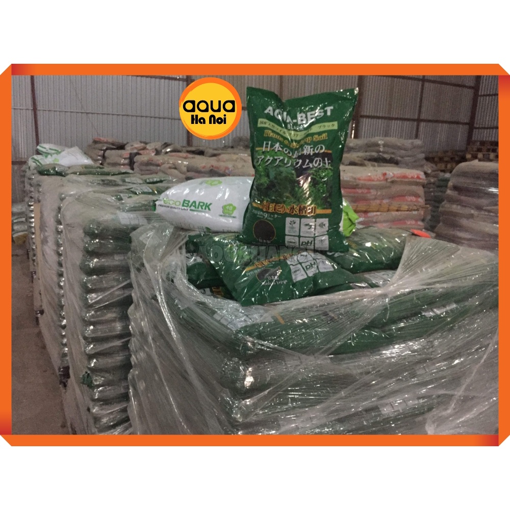 Phân nền Nhật Bản Aqua Best cung cấp dinh dưỡng hồ thủy sinh cá tép cảnh - hạt màu đen- Bao 1Kg/ 5 Lít