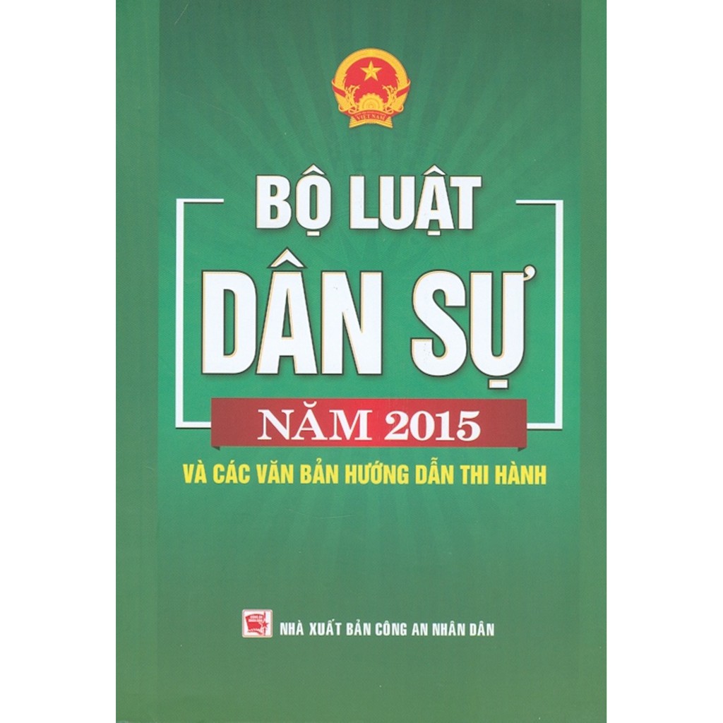 Sách - Bộ Luật Dân Sự Năm 2015 Và Các Văn Bản Hướng Dẫn Thi Hành