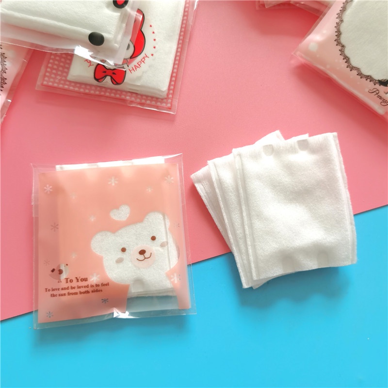 Bông Tẩy Trang Bằng Cotton Không Dệt Cao Cấp Tiện Dụng Mang Theo Du Lịch