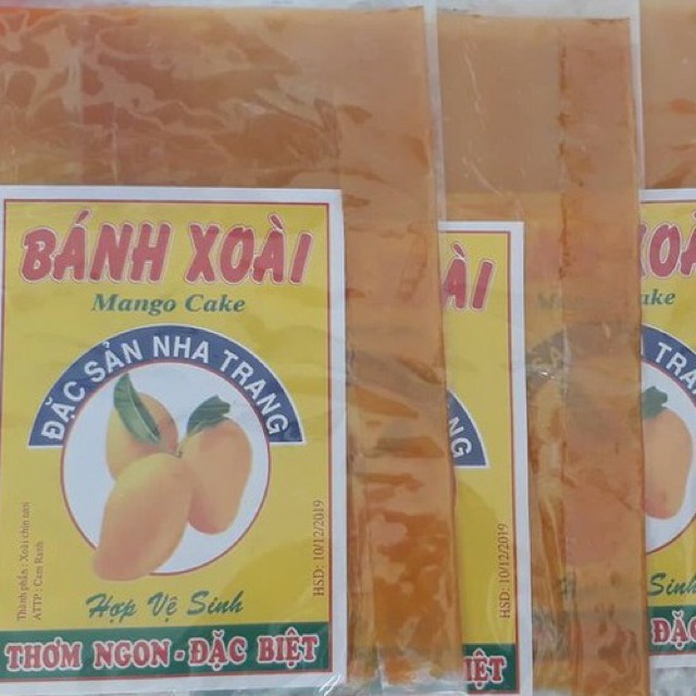 Bánh xoài nha trang bịch 120gr dẻo thơm ngon ăn vặt làm quà