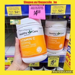 Viên nhai healthy care vitamin c 500mg 500 viên