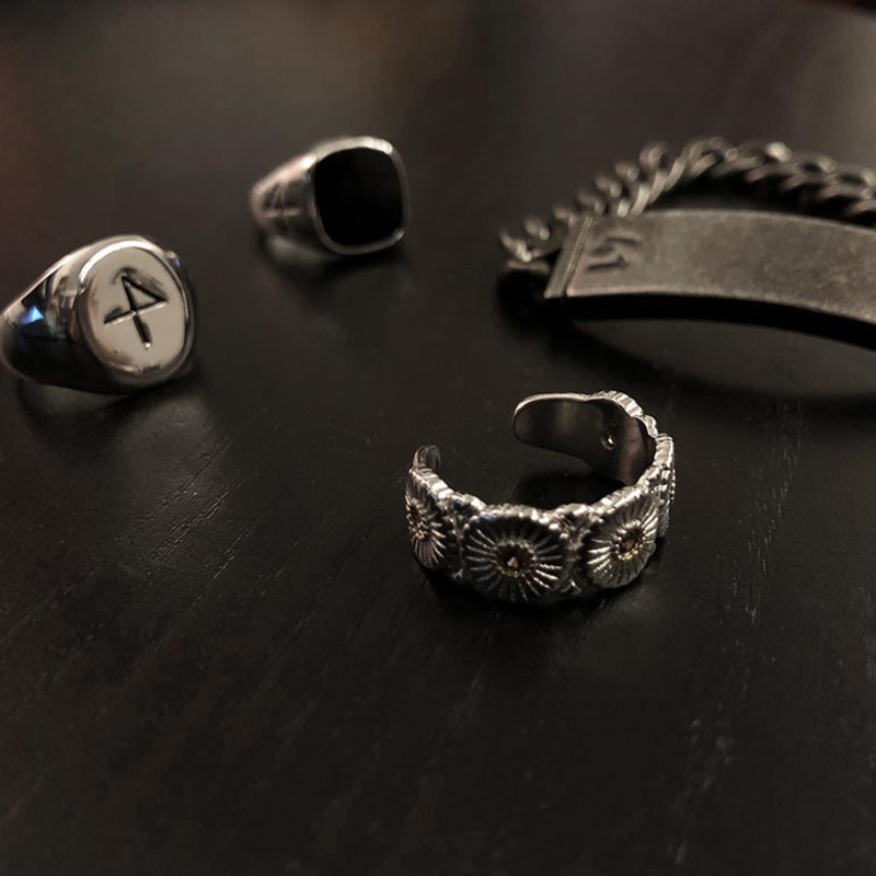 Nhẫn Hình Hoa Cúc Nhỏ Đính Đá Kiểu Hàn Quốc Xinh Xắn 19183