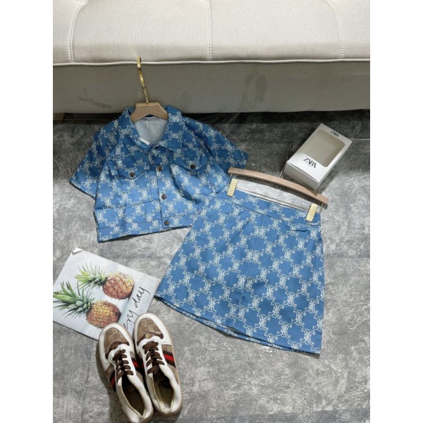 Set Croptop Kaki Siêu Chất