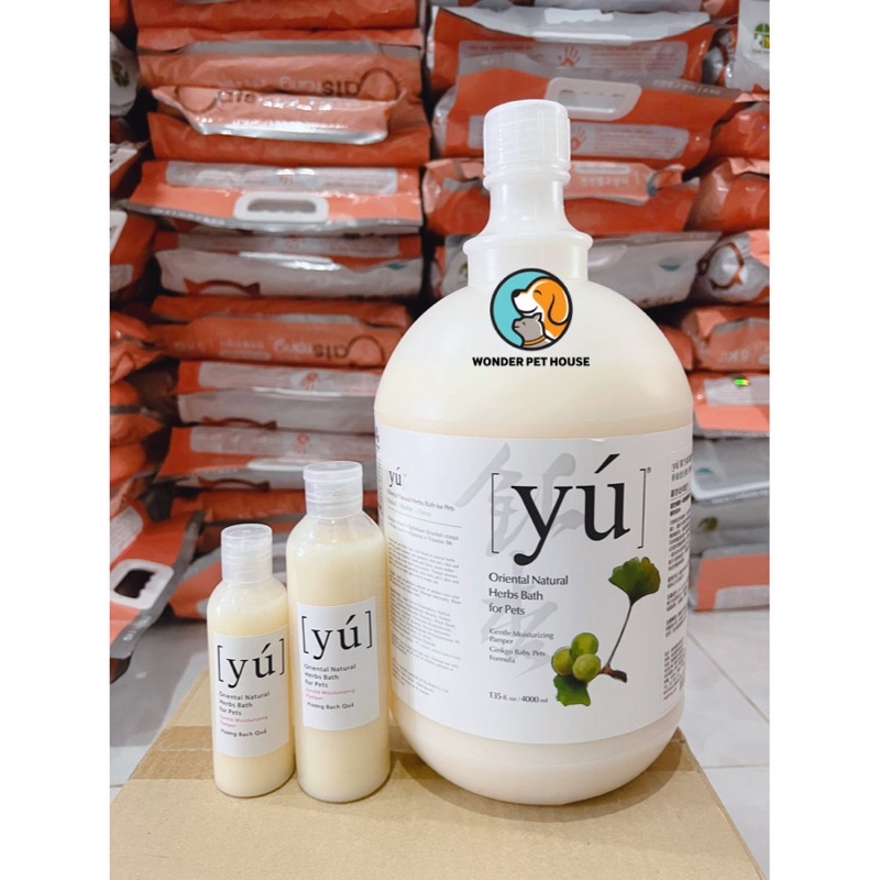 Sữa tắm Yú YU siêu thơm, siêu mượt lông cho chó mèo