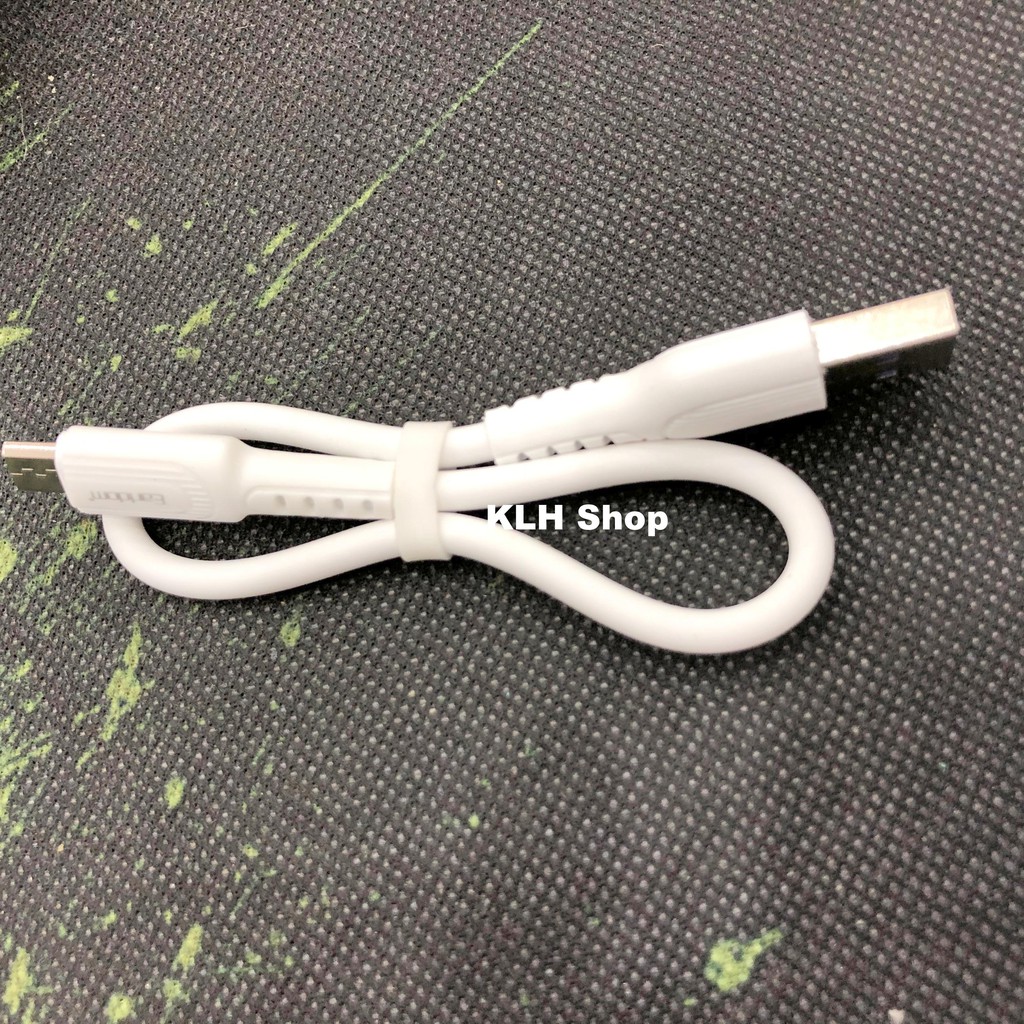 Cáp sạc nhanh 25 cm,dây sạt ngắn dùng cho sạc dự phòng,tương thích ip,micro,type c Earldom EC 085 KLH Store