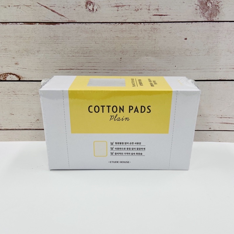 Bông tẩy trang Etude House Plain Cotton Pads 80 miếng (Bill Hàn)