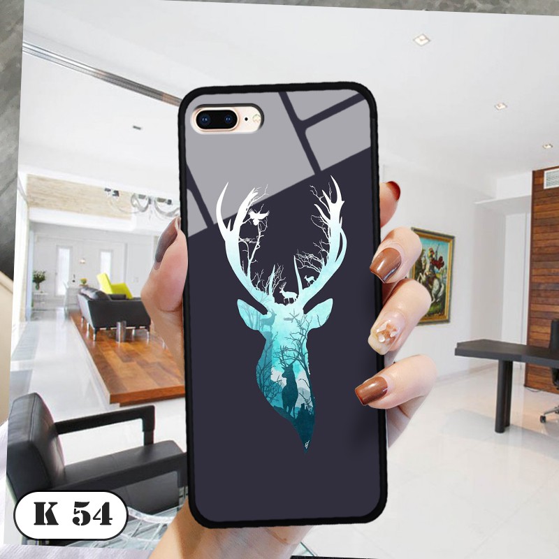Ốp lưng kính 3D cho IPhone 7-8 Plus