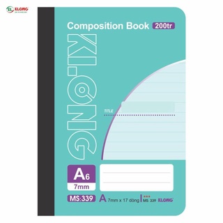 (Combo 5 cuốn) Sổ may KLONG 200tr A6 ; Klong MS: 339