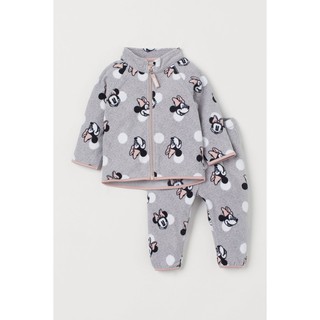 H&M Bộ mickey nỉ bông cho bé gái HM auth