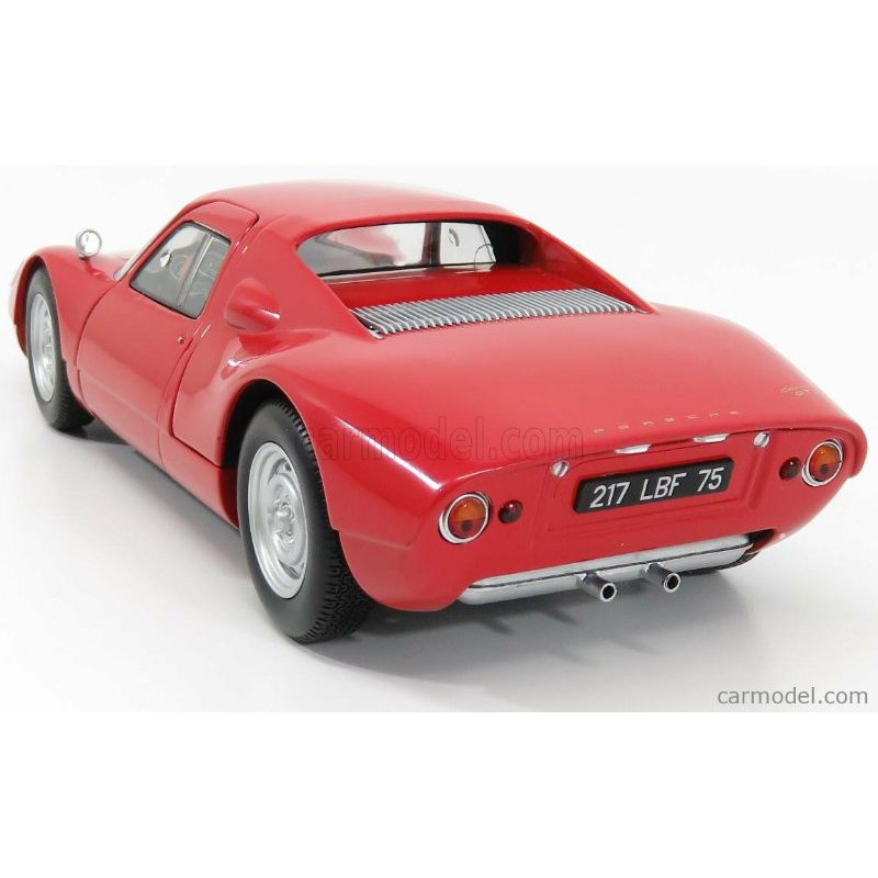 Xe mô hình tĩnh Porsche 904 carerra GTS, tỉ lệ 1:18 khung kim loại, sơn màu đỏ, hãng Minichamp