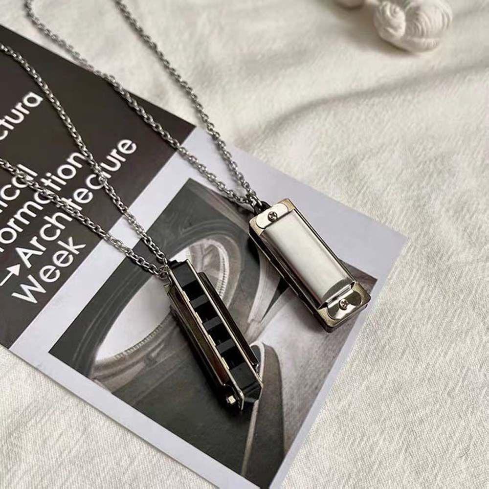 Vòng cổ Hợp Kim Mặt Hình Kèn Harmonica Mini Độc Đáo Cho Nam