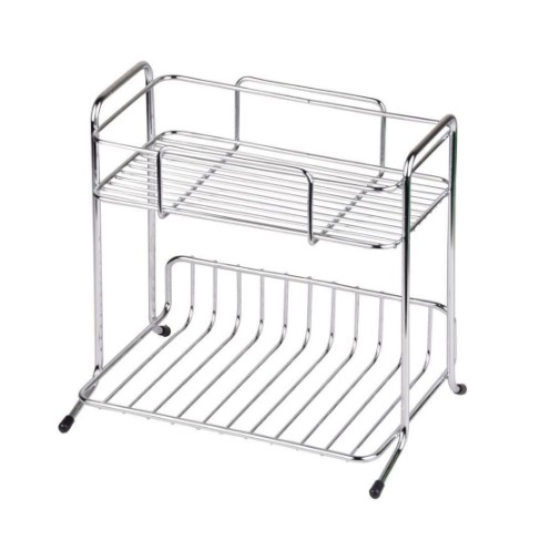 Kệ để gia vị, đồ dùng nhà bếp 2 tầng bằng inox Elmich