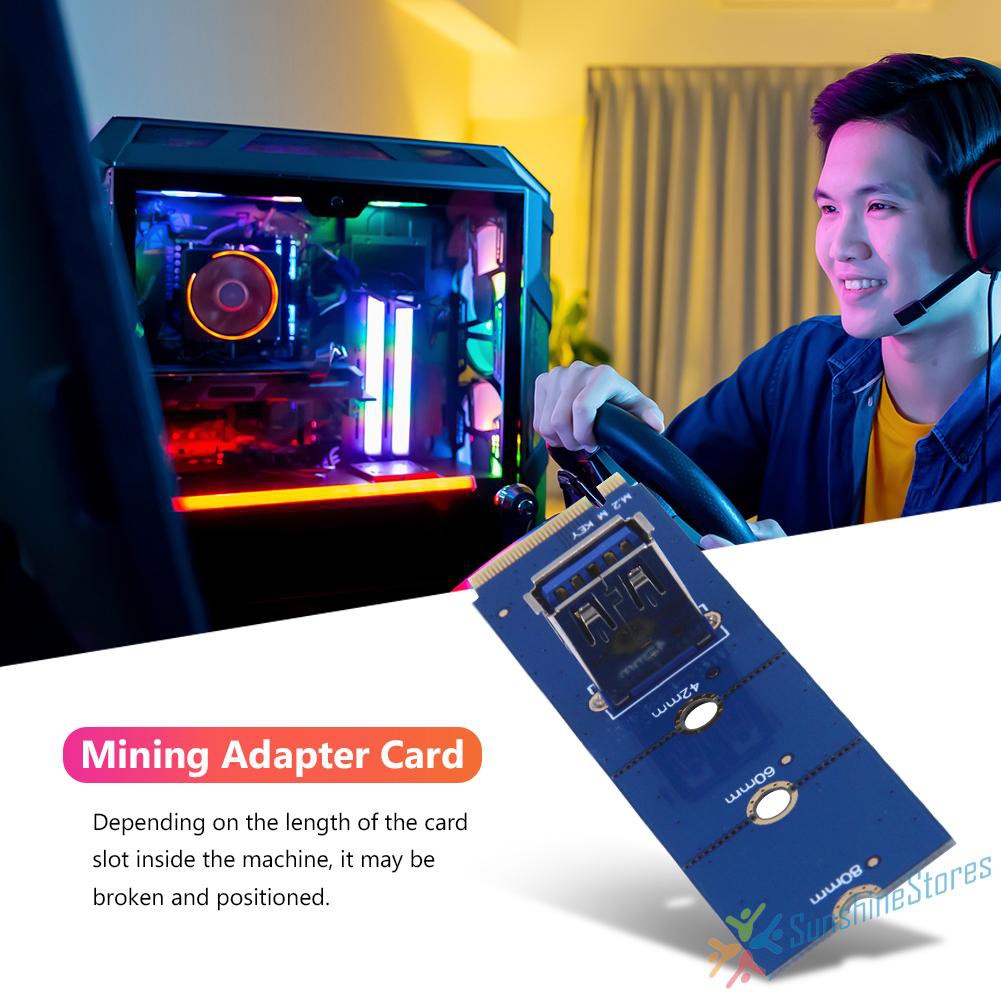 Đầu Chuyển Đổi Su.M.2 Sang Usb 3.0 M2 M Key To Usb 3.0 Female Cho Máy Tính Pcie X4 Thẻ | BigBuy360 - bigbuy360.vn