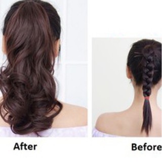 Tóc giả ngoặm xoăn 35cm