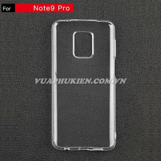 Ốp lưng cho Xiaomi Redmi Note 9S, Note 9 Pro, Note 9 Pro Max Silicone dẻo trong suốt loại A+ siêu mỏng 0.5 mm