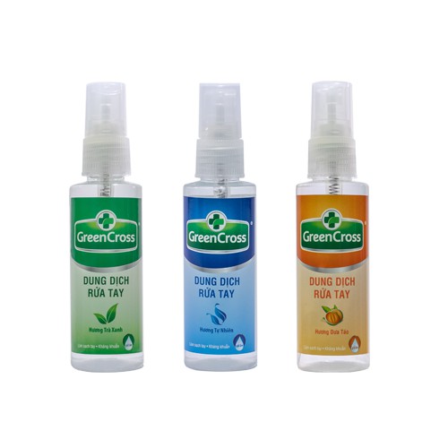 XỊT RỬA TAY SÁT KHUẨN GREEN CROSS 70ML