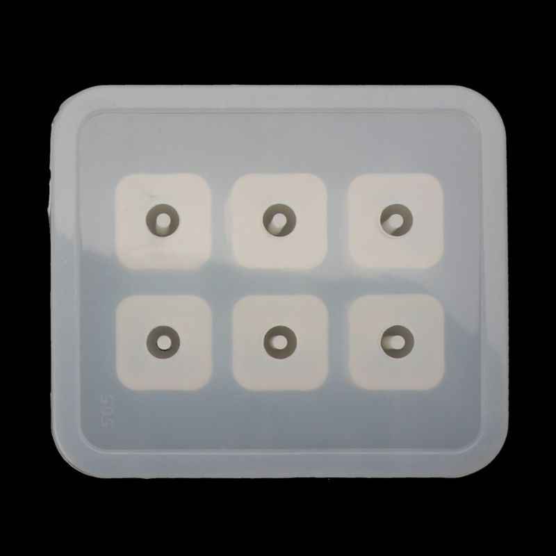 Khuôn Silicon Làm Trang Sức Hình Tròn / Vuông / Oval