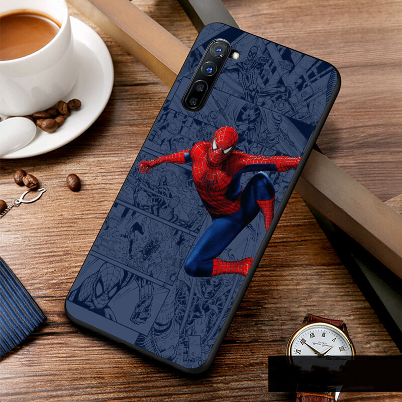 MARVEL Ốp Lưng Họa Tiết Siêu Anh Hùng Độc Đáo Cho Oppo A3S A5S A1K A5 A7 A9 A37 A39 A57 A59 A77 A83 F11 Pro