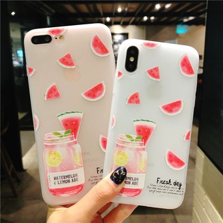 [IPHONE] Ốp Lưng Silicon  Dưa Hấu