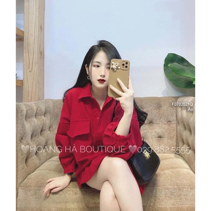 Áo sơ mi đỏ zara