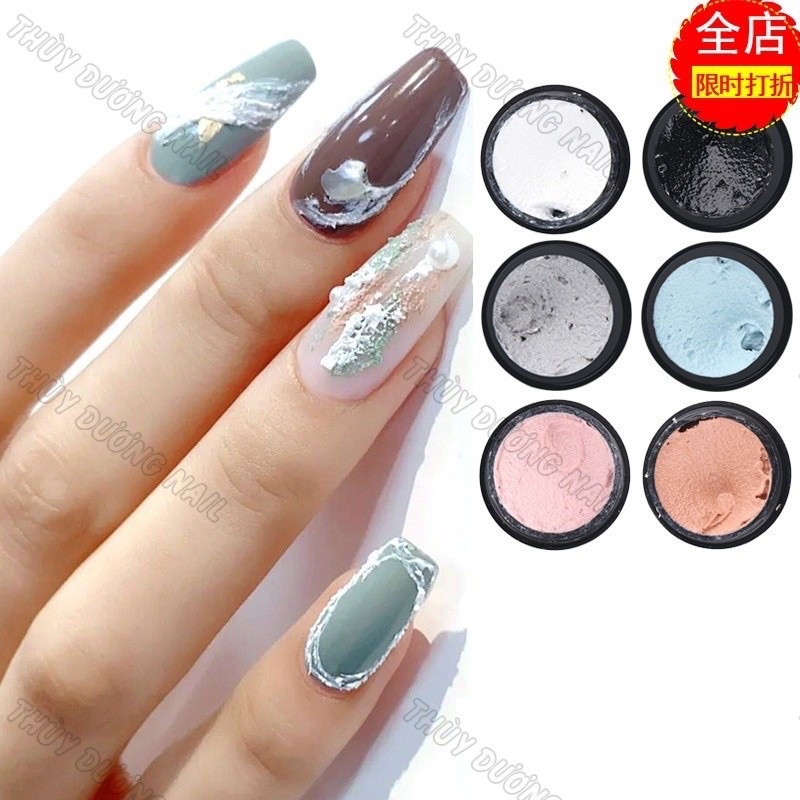 Gel xi măng , gel thạch cao trang trí móng nail