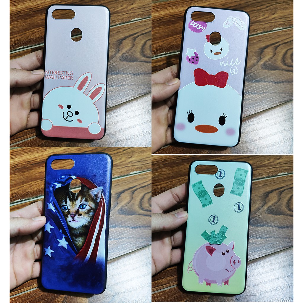 Ốp lưng Oppo A7 họa tiết dễ thương