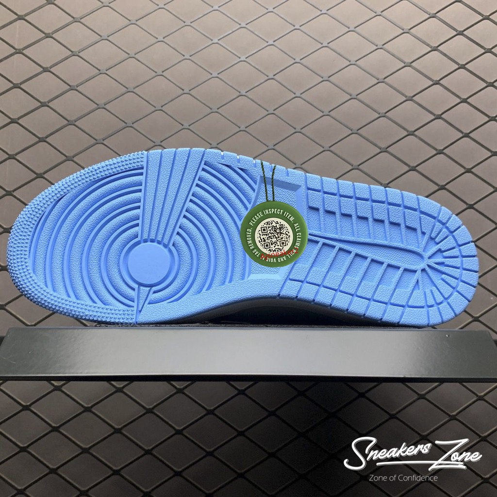 (FREESHIP+HỘP+QUÀ) Giày thể thao AIR JORDAN 1 Retro High UNC Patent xanh dương tím than cổ cao | BigBuy360 - bigbuy360.vn